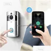 Doorbells 2021 Newest Wifi Viideo V5 Doorbell Smart Home Door Bell Chime 720P Hd Camera Real-Time Two-Way O Night Vision Pir Motion Dr Dhxjk