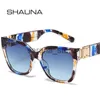 Occhiali da sole Shauna Fashion Square Women occhiali da sole retrò colorate leopardo maschi Designer sfumature Uv400 Punk Gradient Sun Glasses J231218