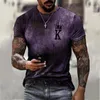T-shirts pour hommes Chemise d'été K 3D Imprimer Sweat à manches courtes King Spades Motif Harajuku T-shirts vintage surdimensionnés T-shirts pour hommes Tops