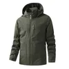 Tactische Jassen Winter Herfst Militaire Tactische Mannen Jas Pak Outdoor Vissen Waterdicht Warm Wandelen Jacht Trainingspakken Set voor Thermische JacketL231218