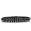 Ceintures Steam Punk balles ceinture Y2K Goth femmes hommes mode dames Rivet clouté Imitation cuir ceinture dames jean rétro accessoiresL231218