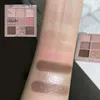 Ombretto lavorato a maglia Palette di ombretti Glitter Matte Pink Pearlescent Shimmer Shinny Pigment Diamond Eyeshadow Trucco cosmetico coreano 231216