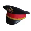 Berets Capitão Chapéus Railway Halloween Costume para Masquerade Party Role Playing Dress-up Theme Acessórios