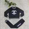 Studi da pista da donna 2024 Summer New Fashion Casual's Set Women Brand Set Women's Women Set