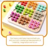 Tri de nidification empiling toys jouets wood sudoku jeu de société gibier fournit jiugongge en bois pEg enfants jeu Q231218