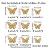 Party Decoration 12Pcs/Lot 3D Hollow Butterfly Wall Sticker Decoration Butterflies Decals Diy Home Removable Mural Party Wedding Kids Dhrd1