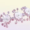 Gelin Düğün Saç Aksesuarları Süsler Çiçek Kız Baş Bandı Taç Kızlar Doğum Günü Kristal Tiara Çiçek Takı Başlığı Y206699656