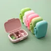 Mini Portable Pills Organizer Case 3 Grids Pillbox Tablet Storage Container Weekly Medicine Pill's Box Pill Case Drug Dispense