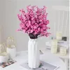桜の花人工花赤ちゃんの息ジプソフィラ偽の花ディーウェディングホーム花瓶の装飾フェイクフラワーブランチ