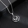 Pendentif Colliers 12 Zodiac Couple Collier Simple Mode Hommes / Femmes Acier inoxydable pour fiançailles mariage cadeau romantique