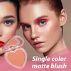 Blush Blush Powder Makeup långvarig pulver rodnad för kinder flickor markörer matt pulver rodnad för dejting bröllop 1 st 231218