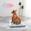 Outros suprimentos para cães Treinamento portátil WC Cães internos Potty Pet para pequenos gatos Cat Litter Box Puppy Pad Holder Bandeja 231218