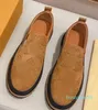 Echt leer Designer Heren Loafers Schoenen Luxe merk Heren Loafers Ademend Slip op Zwart Rijden Schoenen Maat