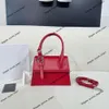 Fashion brand Bag Single Shoulder Crossbody Handbag Purse New belt buckle handle Large ear loop handbag Luxurious design portable small square bag satchel