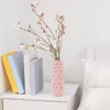 Vasen, Blumenvase, moderner nordischer Stil mit einzigartiger Textur, glatter Rand, Behälter für Desktop-Dekoration, elegantes, einfaches Zuhause