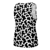 Tanktops voor heren Gevlekte Dalmatische top Heren Wit en zwart Zomer Grafische training Vintage oversized mouwloze vesten