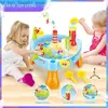 Sorting Nesting Stacking toys Water Circulating Fishing Game Board Play Set Water Table Toys Kids Fishing Toys For Outside Outdoor Backyard Children Age 1-3 Q231218