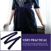 Kvinnors sömnkläder tillbehör Yukata Straps Womens Nightgown Cotton Bathrobe Belt Flanell El Robes