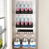 Kitchen Storage Magnetic Spice Rack Refrigerator Side Shelf Strong With 8 Hangers Home Fridge Seasoning Jar Supply