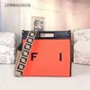 2024 Nouveau designer pour femmes crossbody bodage double couleurs brodées en toile à main