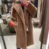 Luxury Coat Alpaca Wool Coat Maxmaras Same Material MaxMara/MaxMara Bear 23 Autumn/Winter New FleeceSJ8A