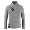 Felpe con cappuccio da uomo Felpe con cappuccio invernale Maglione a collo alto Moda Pullover di grandi dimensioni Autunno Camicie calde Abbigliamento retrò Maglieria 231218