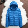 Mulheres Down Parkas 15 Cores Mulheres Puffer Jaquetas Plus Size 5XL 6XL 7XL Primavera Outono Com Capuz Feminino Ultra Leve Casacos Empacotáveis 231218