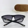 Occhiali da sole cat eye di forma quadrata dal nuovo design alla moda 1081 montatura in acetato stile semplice e popolare versatile occhiali di protezione UV400 per esterni