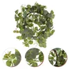 Decorative Flowers Porch Wreaths Decorations Christmas Rattan For Front Door Fake Leaves Garland Outdoor