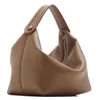 THE ROW borsa firmata borsa in pelle dal design di nicchia borsa leggera di lusso versatile per il pranzo borsa portatile di fascia alta 231218