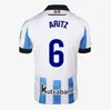 2023 2024 REAL SOCIEDAD SOCCER JERSEY OYARZABAL SADIQ Andre Silva Zubimendi Brais Mendez Merino Le Normand Gorosabel 23 24 Dom Away Men Football Shirt Kit Kids Kit