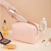 Cosmetic Bags Travel-ready Women's Bag Casual Makeup Case With Zipper And Waterproof PU Leather