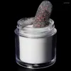 Prego Glitter 10ML Acessórios de Arte Engarrafada Branco Preto Ouro Roxo Luz Colorida Lã Pó Unhas