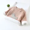 Pullover ienens Kids Boys Girls Sweatters Compley Baby Toddler Sweater Sweater Coats Kids Cartoon There Top Pullovers Clothing 231218