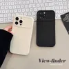 DIY Plain Beschermende Telefoon Gevallen Voor iPhone 15 14 11 13 12 11 Pro Max Terug Zachte PC Cover Paar case Zwart Wit Fabrieksprijs