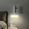 Wall Lamp Modern Cement Industrial Art Living Room Bedroom Bedside Sconce Staircase Hallway Rotatable Spotlight LED Lights