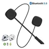 Interscom Motosiklet İnterkom Kask Kulaklık Bluetooth 5.0 EDR Kulaklık Mikrofon Bisiklet Eller Hoparlör Matic Drop Teslimat Otomobu