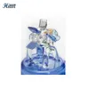 Mini Hookah Dab Rigs Kleur Roterende Windmolen PERC OLIE RIGER 5,5 inch glas Bong met 14 mm kwartsbanger blauw groen zwart