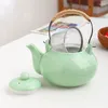 Teaware sets grote capaciteit bundelpot eenvoudige celadon theepot 1000 ml kettle met filterkoeling