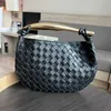 Totes Bag Woven Sardine Luxury Botte Venetas Bags Large Designer Capacity Handbag Net Red Bag Woven Hand Dumpling Bag Underarm Bag Shoulder Straddle Casual H WNJM3