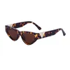 Zonnebrillen mode dames kattenoog vintage donkergroene wijd been bril glazen frame yk2 kleine uv resistent glazen gafas