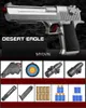 Desert Eagle Tabanca Pistola Model Yumuşak Mermi Köpük Dart Manuel Oyuncak Taban Taban Blaster Yetişkinler için Çekim Doğum Günü Hediyeleri