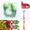 New Christmas Toy Supplies 100pcs Ornaments Hangers Strings with Snaps Precut Locking Ropes Christmas Tree Hooks Hang Tag Fasteners for Xmas Decorations