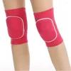 Ginocchiere per pallavolo elastico, tutore per danza, compressione sportiva, protezione in spugna ispessita, supporto per allenamento, S