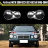 Bilens främre strålkastare glaslampa transparent lampskärmskal strålkastare för Mercedes-Benz W210 E200 E220 E230 E350 1995 ~ 2000