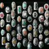 Bagues Vintage réglables en pierre naturelle, bijoux à la mode de haute qualité, Whole2603
