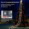 Santa Claus family Christmas decoration string lights Indoor outdoor window garden Christmas tree hanging light 231214