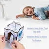 Sorting Nesting Stacking toys Busy Cube for Kids Sensory Busy Board Travel Toy for Toddlers Educational Learning Toys Montessori Toys for Babies 18-24 Month Q231218