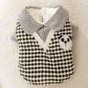 Dog Apparel Warm Pet Dogs Clothes Winter Down Jacket Cute Print Puppy Pullovers Fashion Plaid Cat Sweater Coat Chihuahua