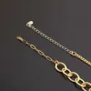 Enlace de moda/hebilla de langosta cubana, accesorios de cadenas, joyería para mujer, venta al por mayor, collar chapado en oro de 18k, Gargantilla de Hip Hop para regalo